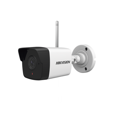 Cámara IP Hikvision DS-2CV1021G0-IDW1, mini bala IP 2 Megapixel, 30 mts IR EXIR, Exterior IP66, dWDR, Lente 2.8 mm, WIFI, Micrófono Intercontruido, Memoria Micro SD
