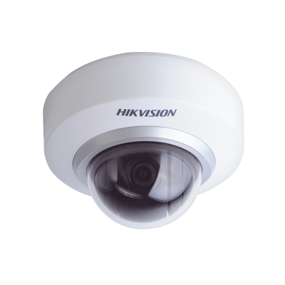 Mini domo IP PTZ, 2 Megapixeles, Dia/Noche real, dWDR, 2X Zoom optico / 16X Digital DS-2DE2202-DE3