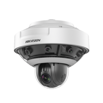 PanoVu series / Vista Panorámica 360° con 8 Lentes 2MP / PTZ de 2MP con 36X Zoom Óptico / 16MP en total  / Posicionamiento 3D / Auto seguimiento Inteligente DS-2DP1636ZD