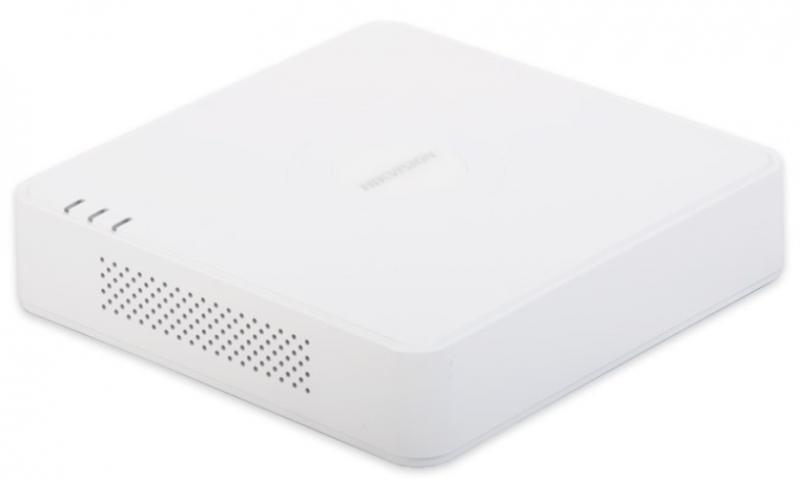 NVR de 4 canales serie Slim con switch PoE interconstruido, 720p@12IPS, soporta 1 HDD de hasta 4TB, soporte EZVIZ Cloud P2P DS7104NISN/P