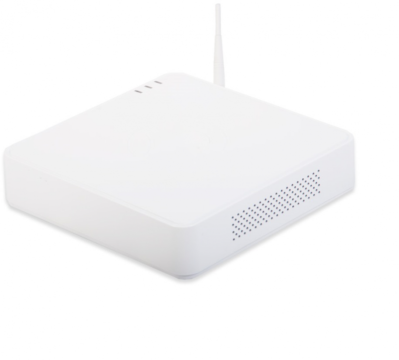 NVR de 4 canales serie slim con antena interconstruida con función de AP wireless, 720p@15IPS (No soporta P2P EZVIZ) XR14NW