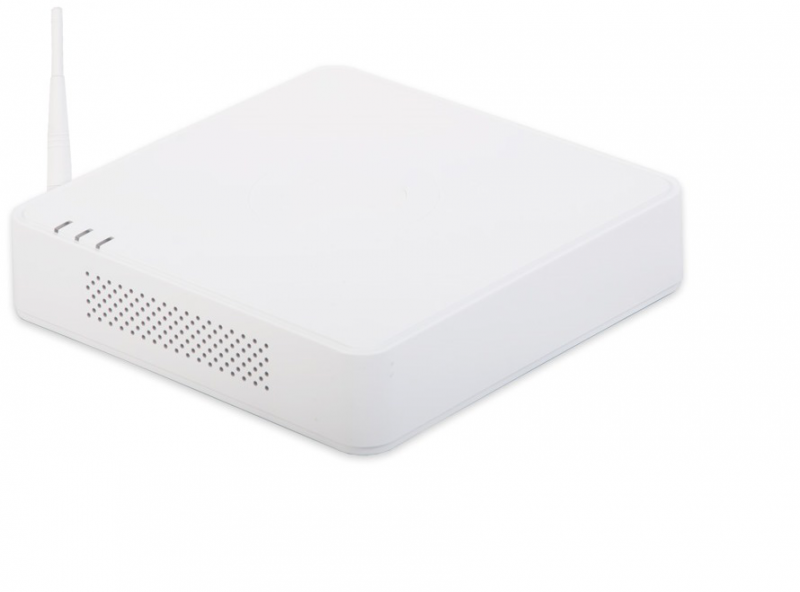 NVR de 4 canales serie slim con antena interconstruida con función de AP wireless, 720p@15IPS (No soporta P2P EZVIZ) XR14NW