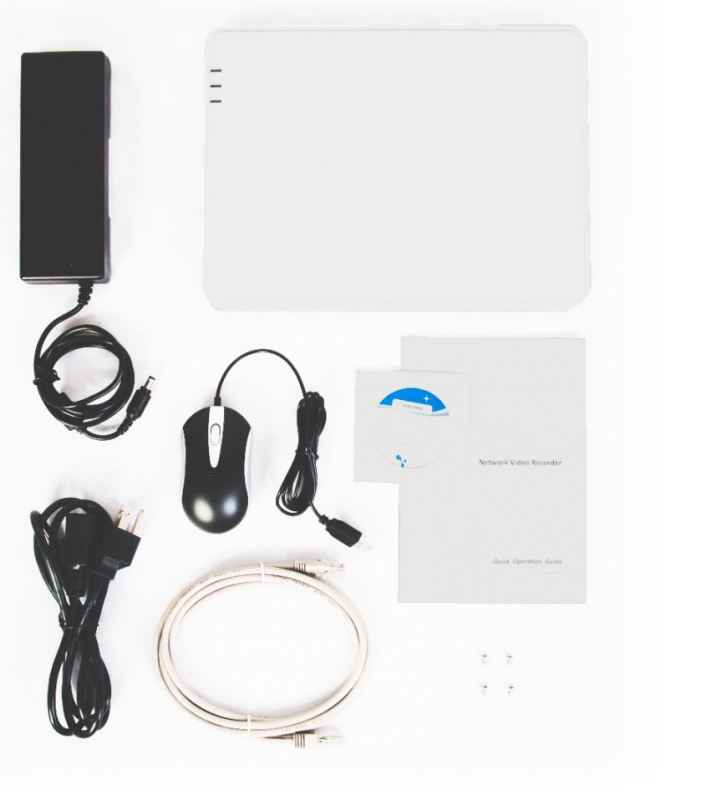 NVR de 16 canales serie Slim con switch PoE de 8 puertos interconstruido, 720p@15IPS, soporta 1 HDD de hasta 4TB, soporte EZVIZ Cloud P2P XR116N/8E