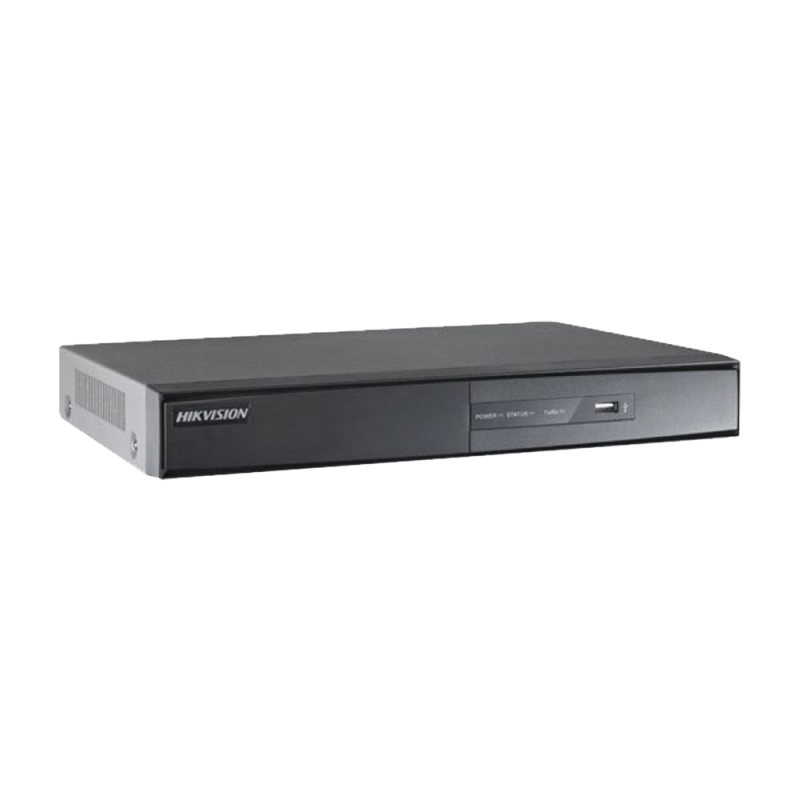 DVR/NVR 5 Canales  (4+1) / 4 Canales Turbo HD / 1 Canal IP de hasta 2 megapixeles / Hik-Connect P2P / Compresión de vídeo avanzada / vídeo analisis / 1 canal audio DS-7204HQHI-F1/N
