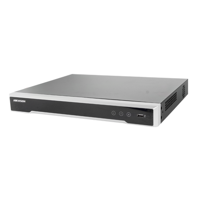 NVR Hikvision DS7608NII2/8P, 8 canales con compresión de video H.265 y switch PoE interconstruido de 8 puertos, Tecnología 4K