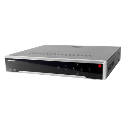 NVR Hikvision DS7716NII4/16P, 16 canales con compresión de video H.265 y switch PoE interconstruido de 16 puertos, Tecnología 4K