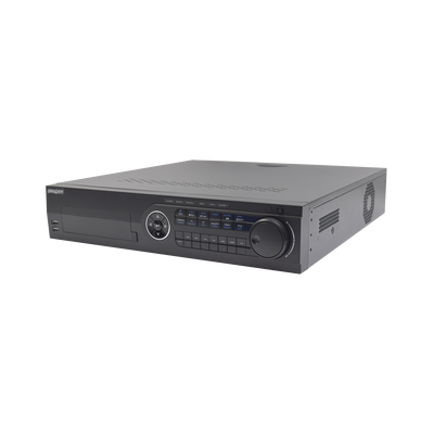 DVR/NVR 10 Canales / 8 Canales TurboHD ó 10 Canales IP 2MP / Entradas y Salidas de Audio y Alarma / 8HDD / Hik-Connect P2P / H.264 / HDMI DS-8108HQHI-SH
