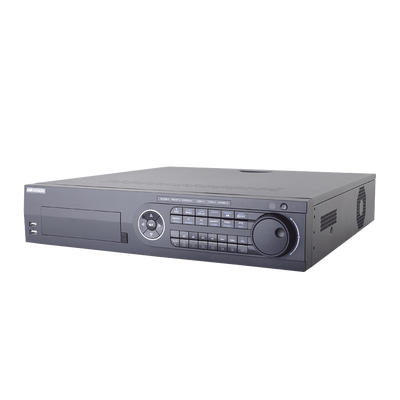 DVR/NVR 18 Canales / 16 Canales TurboHD ó 18 Canales IP 2MP / Entradas y Salidas de Audio y Alarma / 8HDD / Hik-Connect P2P / H.264 / HDMI DS-8116HQHI-SH