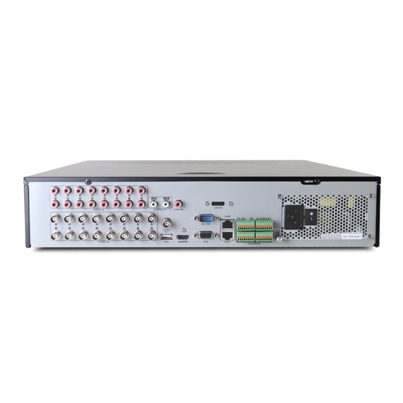 DVR de 16 Canales TurboHD / analógico / IP, 16 canales de audio, CAP 8 HDD, 16/4 I/O, soporte EZVIZ Cloud P2P XV-T516