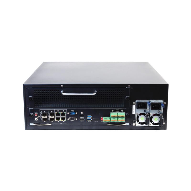 Sistema NVR de Alto Desempeño de 256 Canales para cámaras IP, 24 bahías para disco duro con sistema DAS XR6256FH24