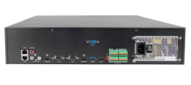 Tecnología 4K, NVR de 32 canales con compresión de video H.265 DS9632NII8