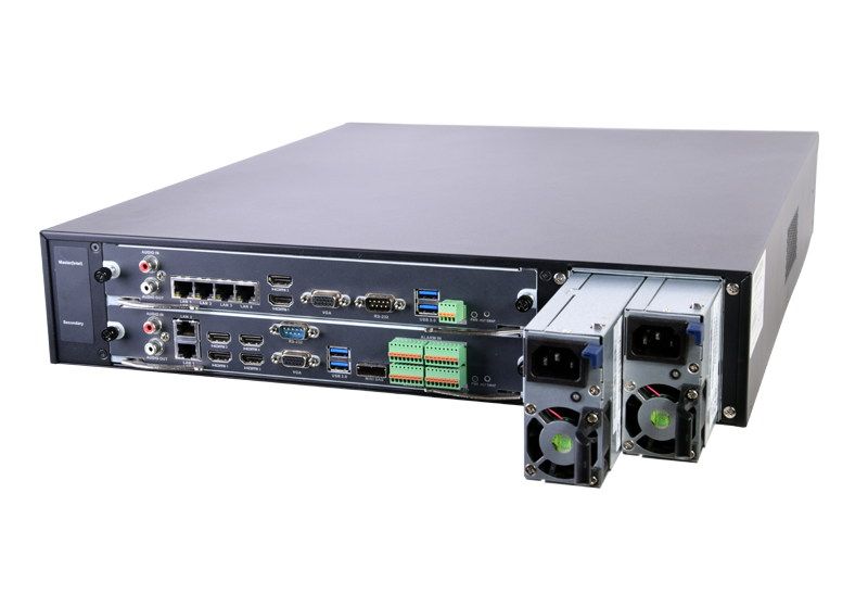 Blazer Pro tipo Servidor All in one de 128 canales de video iVMS5200, para 7 HDDs + iSCSI, NAS, SAS, Sistema Operativo Embebido en Disco duro de Estado Solido, NVR integrado de 128 canales. DS-BLZR-P5200-128CH