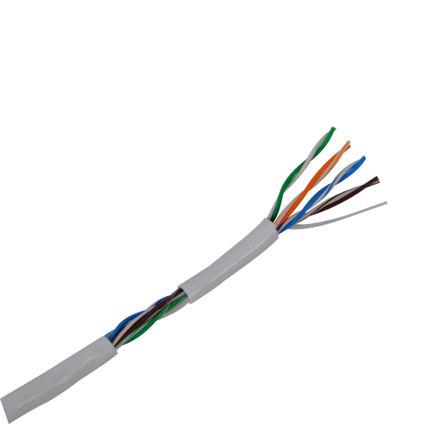 Cable Cat5e CCA Exterior/Interior Color Blanco. Caja con 305M. 