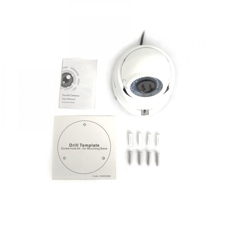Domo Eyeball Interior, Exterior Antivandálico Varifocal 800TVL UltraHR+2.0 IR Inteligente de 40m, dWDR, Color Blanco
