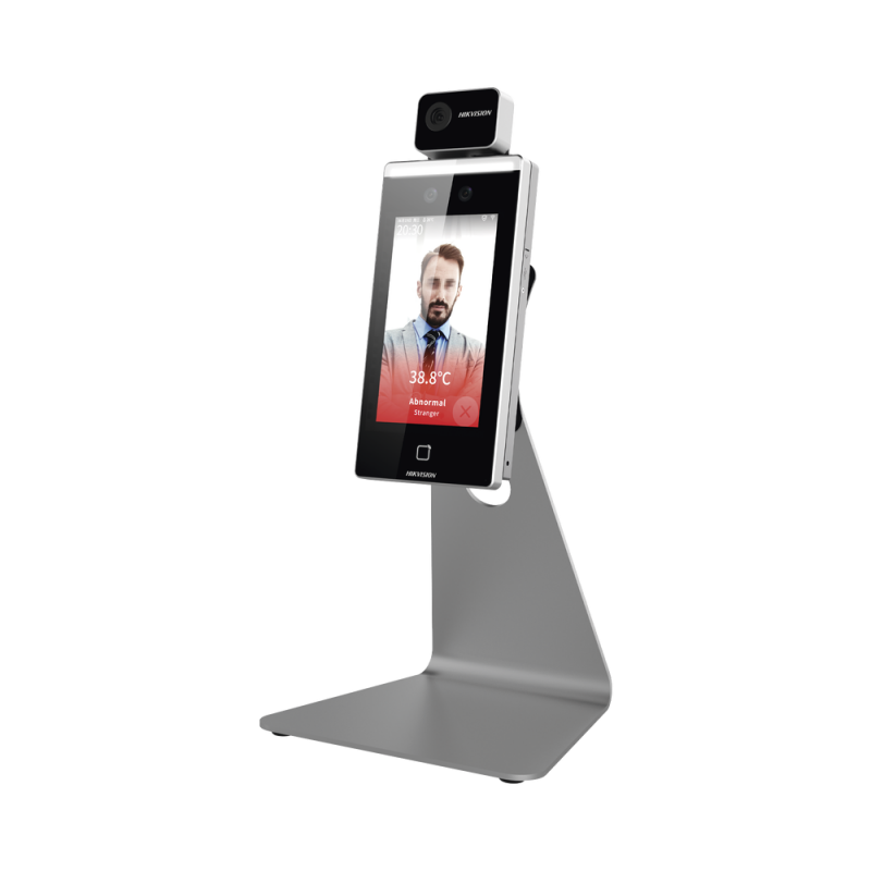 Pedestal de Escritorio para Lectores de Rostro HIKVISION / Compatible con Biometricos Térmicos Industriales Hikvision DS-DM0701BL