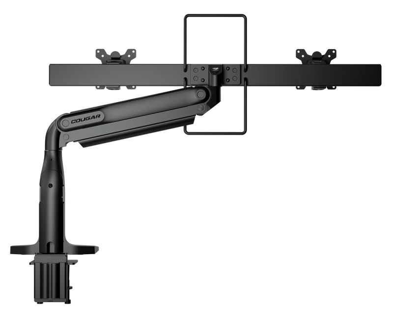3MDUO35B.0 Soporte de Escritorio Cougar DUO350 para 2 Monitores de alta resistencia VESA con Movimientos de ajustes