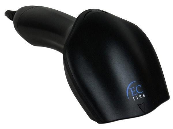 Lector de Código de Barras EC Line 8300 Largo Alcance USB Negro