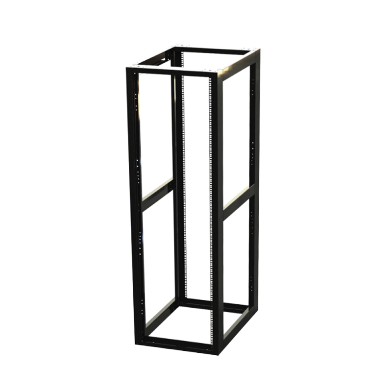 Rack Estándar 19" de 4 Postes, Acero, 37 Unidades, Profundidad Ajustable. EI-QR-3237