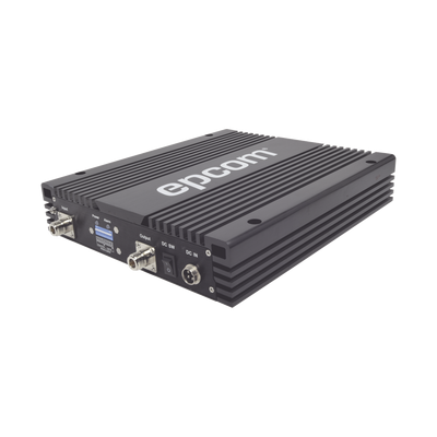 Amplificador Epcom EP27-75-85, para ampliar cobertura celular en exterior, 850 MHz, Banda 5, Soporta 3G y Mejora las llamadas, 75 dB de Ganancia, 0.5 Watt de potencia Máxima, hasta 500 m de cobertura