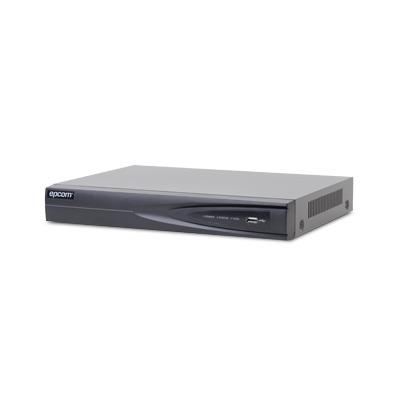 DVR 2 Megapixel / 8 Canales TURBOHD + 2 Canales IP / 1 Bahía de Disco Duro / H.264+ / 1 Canal de Audio / Vídeoanálisis EV-1008-TURBOX