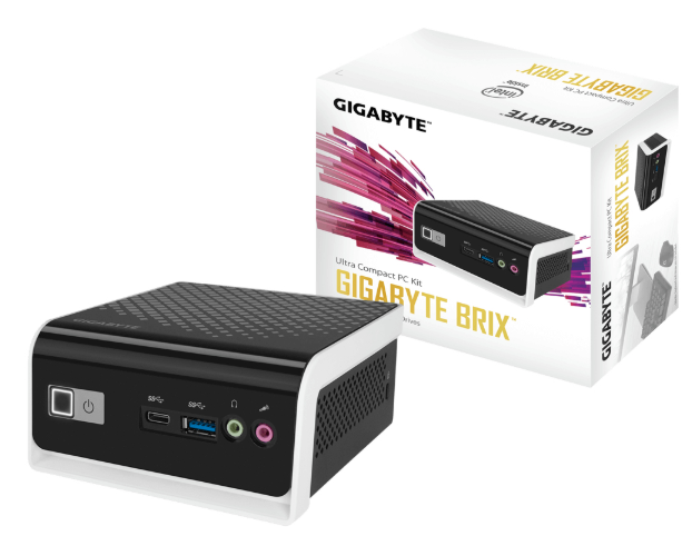 GIGABYTE MINI PC BRIX CELERON J4105 2.5 GHZ DDR4/HDMI/VGA/WIFI/BT GB-BLCE-4105C