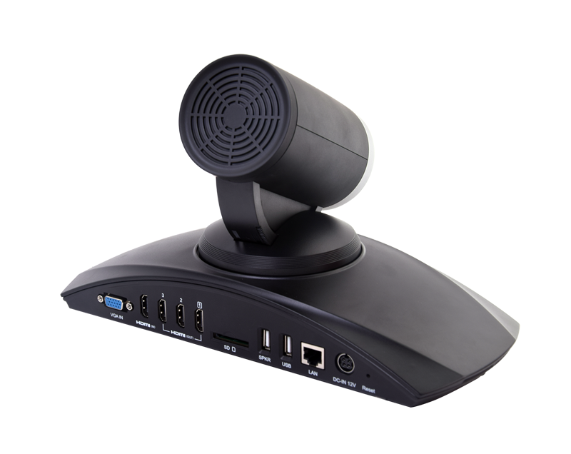 Sistema de Video Conferencia FullHD Multi-Plataforma con Cámara PTZ, 3 Salidas de video, Base de Audio y Control Remoto GVC3200