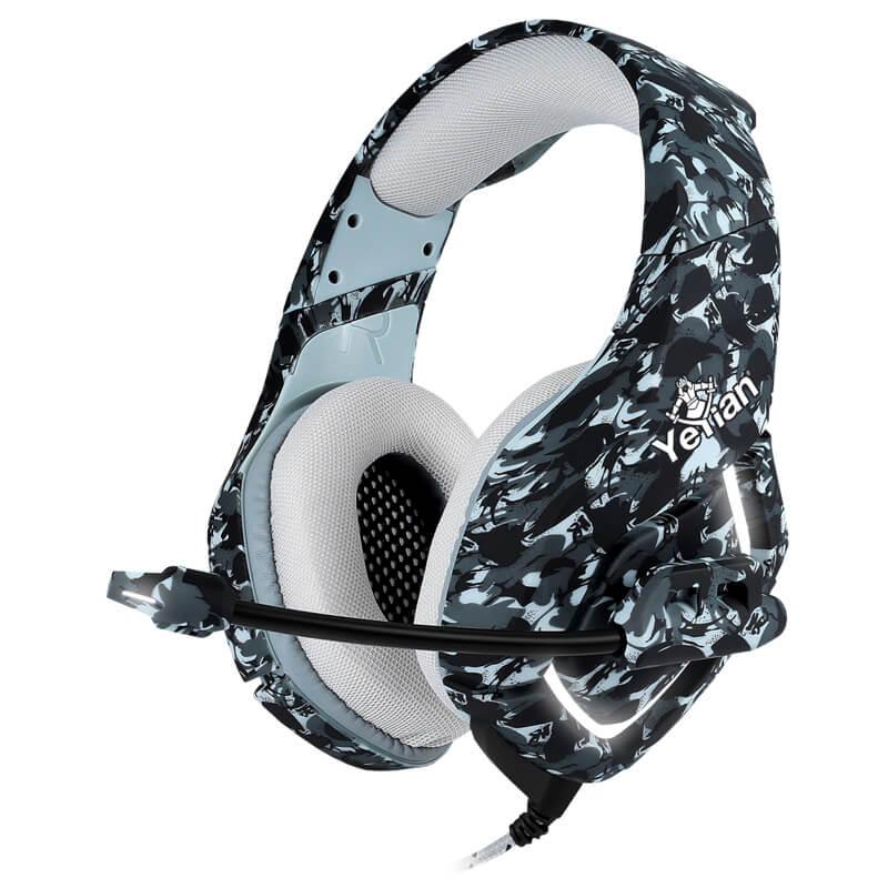 Diadema Yeyian YDF-33401G Headset Force Military Gris S3000 Gamer USB/3.5mm