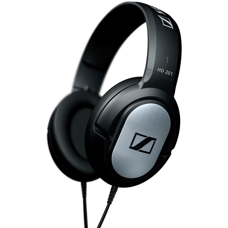 Audifonos Cerrados Profesionales Sennheiser HD201 alta Calidad de Sonido y Bajo Costo