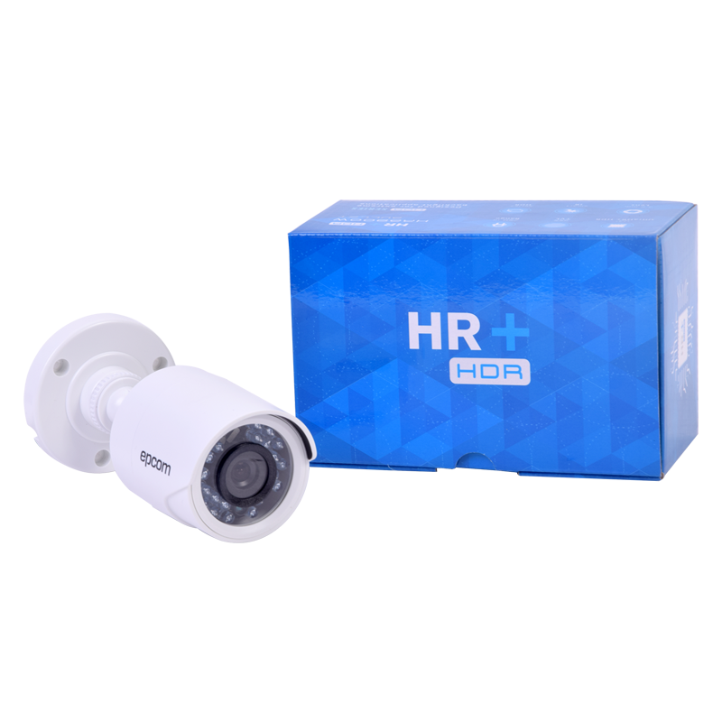 Sistema TurboHD 1080P de 8 canales compatible con P2P incluye 8 HRB900W (Bullet interior/exterior 3.6mm color blanco), transceptores, adaptadores de voltaje y fuente de poder profesional TURBOHRBW8