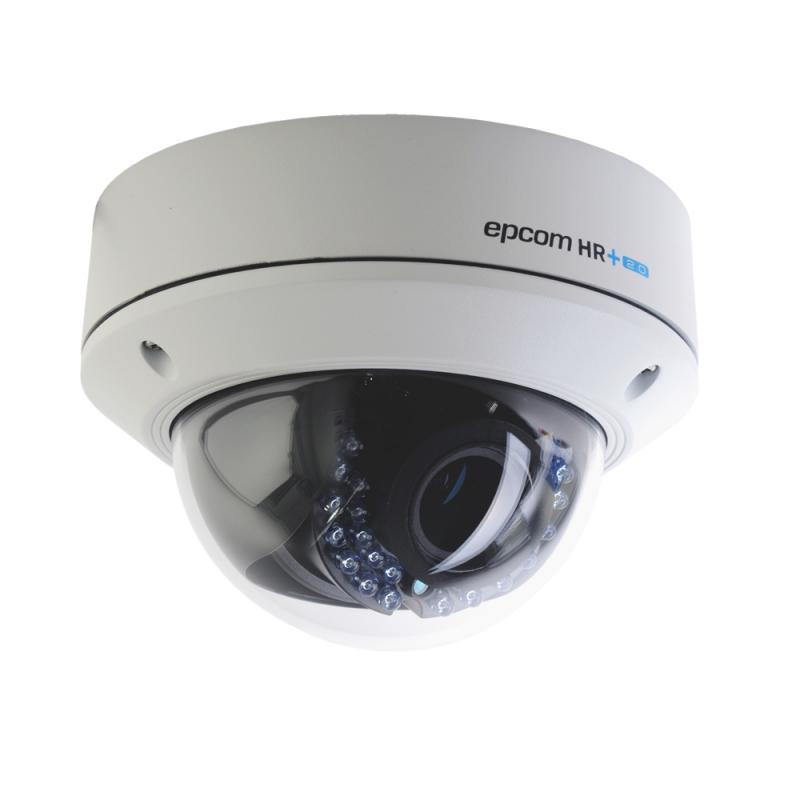 Domo Interior y Exterior Varifocal Antivandálico 800TVL UltraHR+ 2.0 IR Inteligente de 20M, Día y Noche Real, dWDR. 