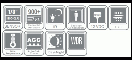 Domo Interior 900TVL UltraHR 2.0 IR Inteligente de 20M, Dia y Noche Real, WDR, Color Blanco