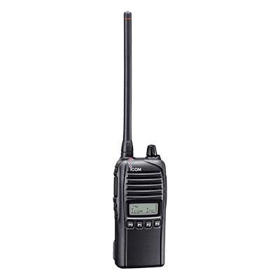 Radio portátil digital y analógico Icom IC-F3230DS/13 en rango de frecuencia 136-174MHz, 5 W de potencia de RF, 128 canales