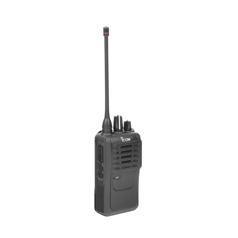 Radio portátil ICOM IC-F4003 analógico UHF 400-470 MHz, 5 W, 16 canales. Incluye: batería, cargador, antena, tapa de accesorios y clip. ICF4003