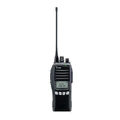 Radio portátil digital y analógico en rango de 450-512MHz, 512 canales, 5W de potencia de RF. troncal tipo D. Batería, cargador, antena y clip incluidos. IC-F4161DS/76