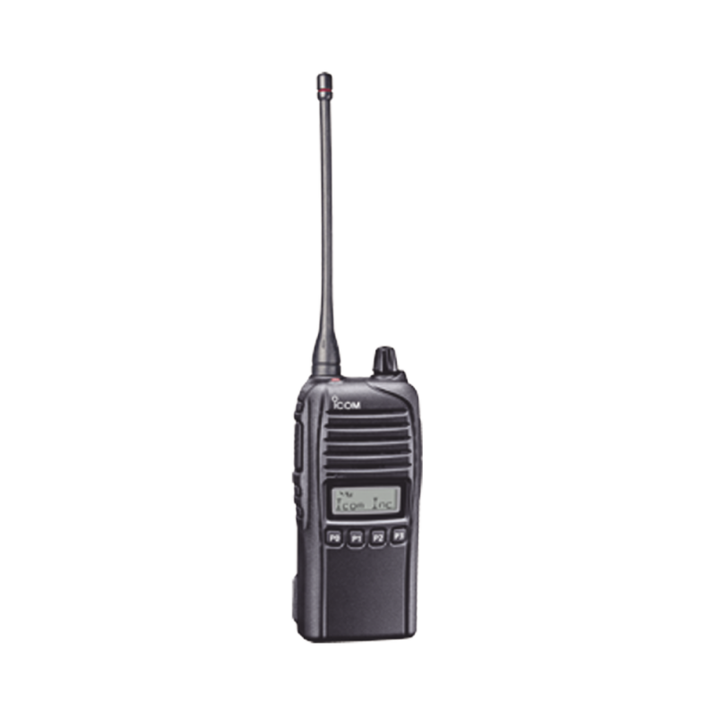 Radio portátil digital y analógico en rango de frecuencia 400-470MHz, 4 W de potencia de RF, 128 canales. Batería, cargador, antena y clip incluidos. IC-F4230DS/11