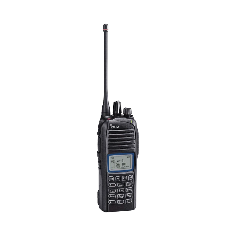 Radio ICOM ICF4263DUL/S Portátil Digital NXDN IS, 5 W, 400-470MHz, 512 canales, sin GPS, sumergible IP67, analógico, digital, mezclado, convencional, trunking y multitrunk, no incluye cargador