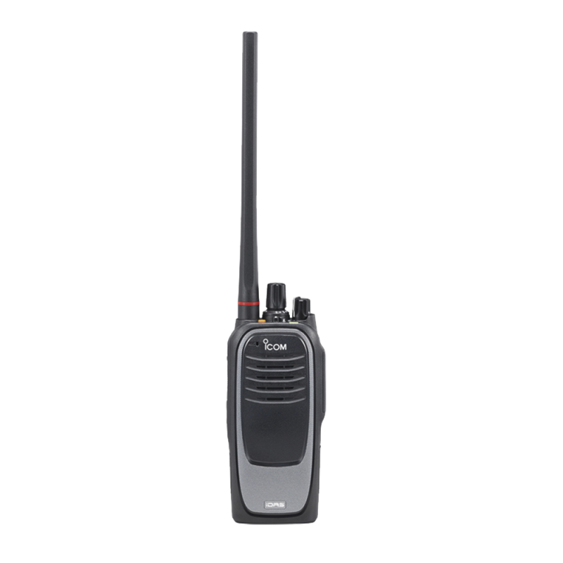 Radio digital ICOM IC-F4400D/21, NXDN, UHF, 380-470MHz, IP67, DES, GPS, bluethooth, 32 canales, incluye Batería, cargador, antena y clip incluidos