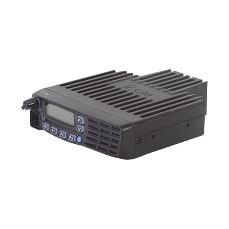 Radio móvil digital ICOM ICF5123D/77 NXDN con Pantalla , 50 W, VHF 136-174 MHz, 128 canales, analógico, digital, mezclado, convencional y trunking Incluye micrófono, cable de corriente y bracket, IC-F5123D/77
