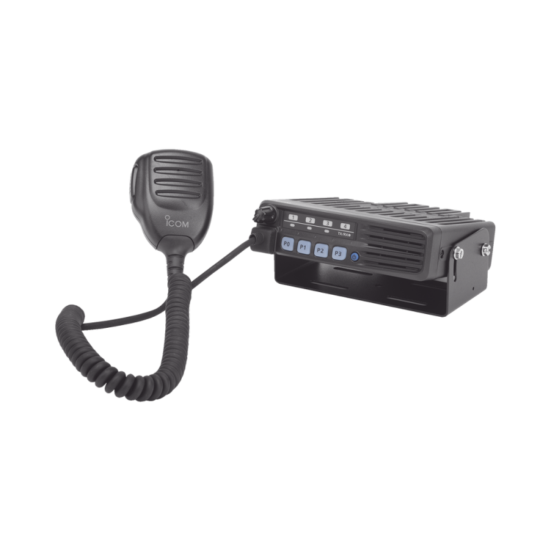 Radio Móvil ICOM IC-F6013/63 Analógico en rango de frecuencia UHF 400-470 MHz, 50 W.  Incluye micrófono, cable de corriente y bracket. ICF6013/63