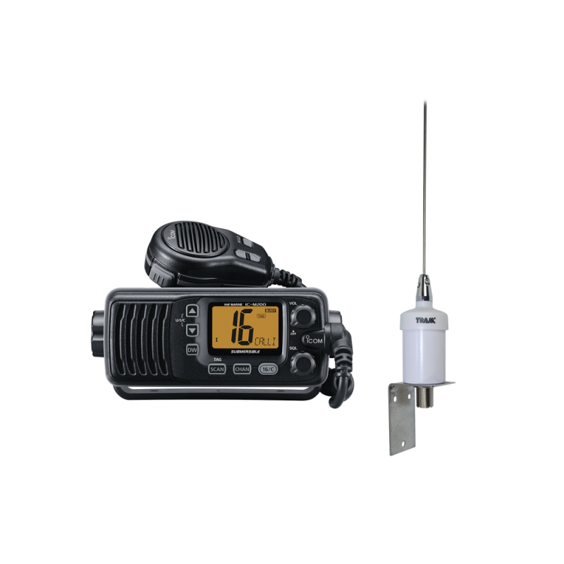 Radio ICOM ICM200 + Antena 1600HC IC-M200/03A