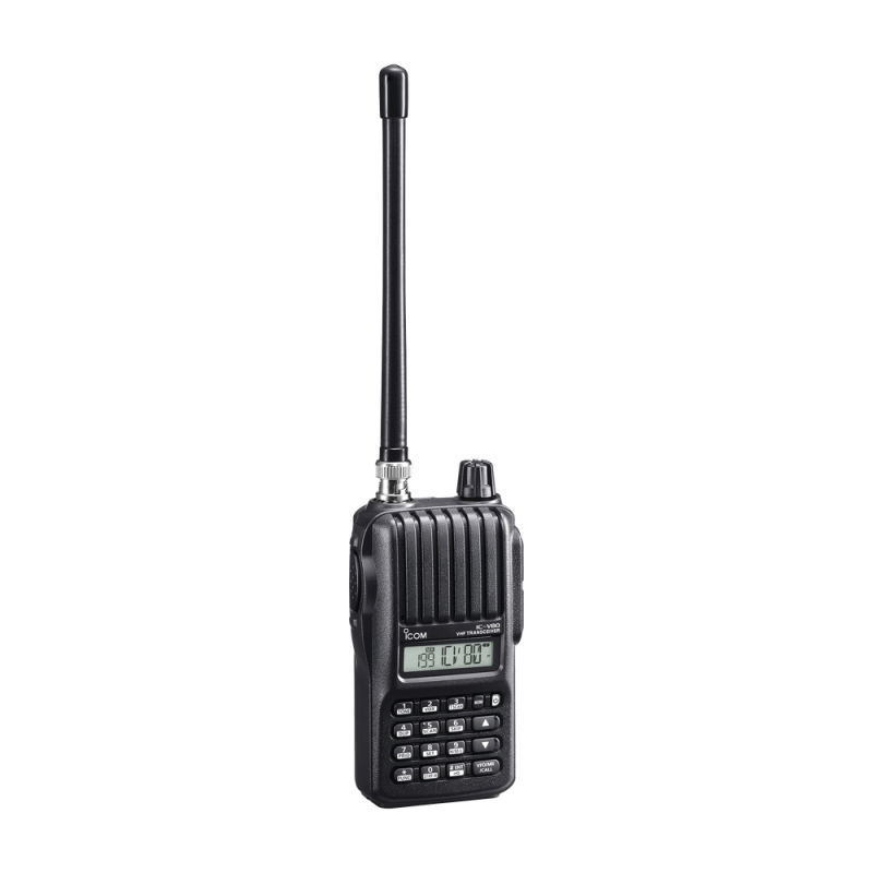 Radio portátil VHF iCOM IC-V80HD, para aficionados, 5W, 207 canales, 700mW de audio. Tx: 144-148 MHz, Rx: 136-174MHz, inc. Batería, Cargador, Antena, Clip