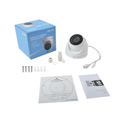 Turret IP 2 Megapixel Hilook by hikvision IPC-T621H-Z, lente Motorizado 2.8 - 12 mm, 30 mts IR EXIR, PoE, Exterior IP67, dWDR, Micro