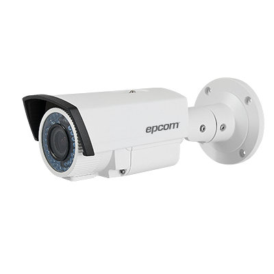 Cámara bala LEGEND TurboHD HÍBRIDA 720p / Analógico 1200TVL con lente 2.8 - 12mm e IR inteligente para 20m, color blanco LB7TURBOVW