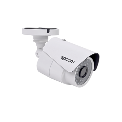 Cámara bala Epcom TurboHD 1080p, Gran Angular (lente 2.8mm), IR inteligente para 20mts., Color blanco