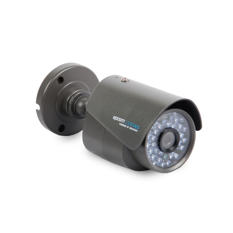 Cámara Bala Interior/Exterior 1200TVL LEGEND con IR inteligente, dWDR, 3D-DNR. Color Gris Oscuro