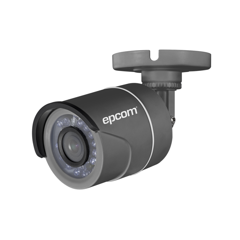 Cámara Bala TURBOHD 720p / Lente 2.8 mm / 20 mts IR Inteligente / Color Gris / IP66 / Interior-Exterior / Metal LB7-TURBO-X