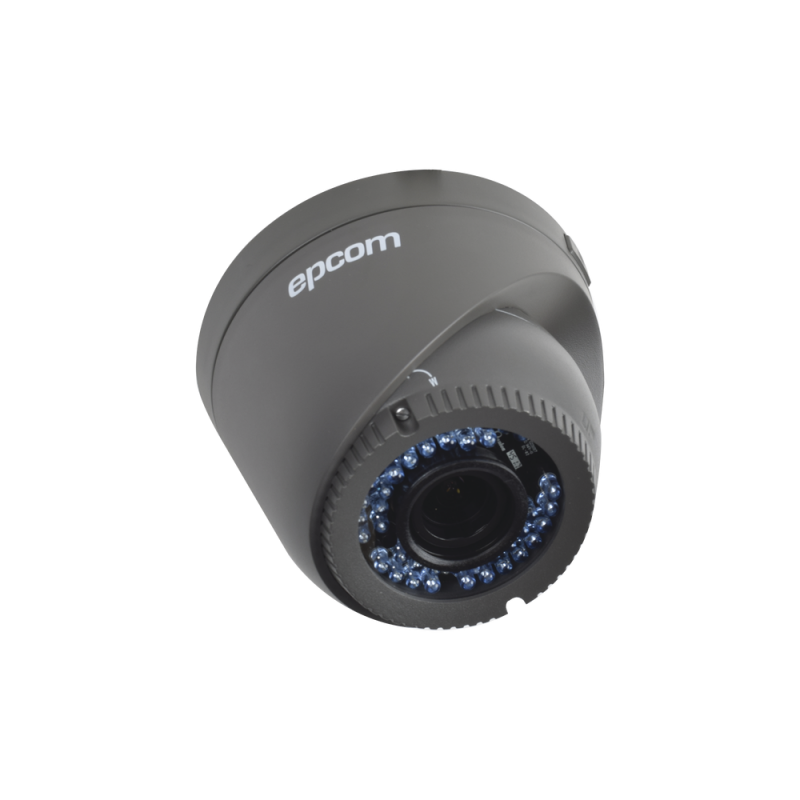 Cámara Eyeball TURBOHD 720p / 40 mts IR / 4 Tecnologías TVI / AHD / CVI / Analógica / Lente Varifocal / Exterior IP66 LE7-TURBO-VX