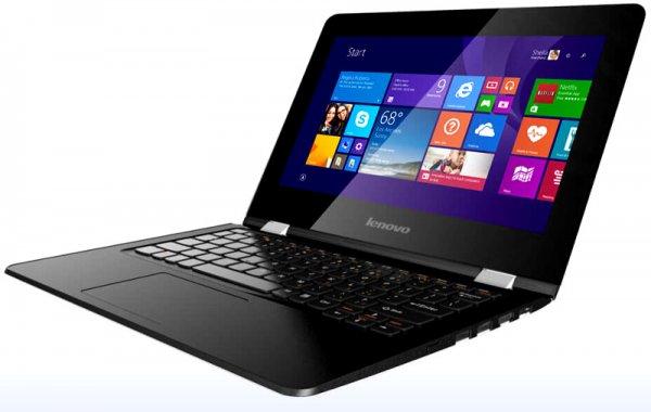 2 en 1 Lenovo Ideapad Yoga 11S Pentium QC N3540 2.16GHZ 4GB 500GB 11.6” Touch Windows 8.1 EM Naranja 80M0006ULM