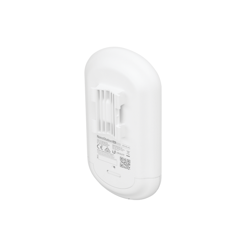 NanoStation airMAX Loco5AC CPE hasta 450 Mbps, 5 GHz (5150 - 5875 MHz), con antena integrada de 13 dBi, no incluye adaptador PoE LOCO5AC