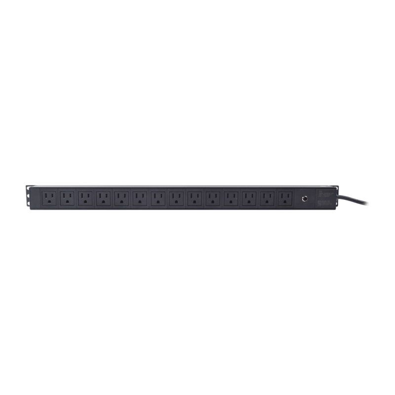 PDU barra multicontactos Vertical con 14 salidas 125V/15A, contactos tipo NEMA LP-PDU-14C-125V